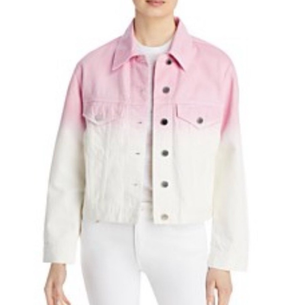 BLANKNYC Tie Dye Denim Jacket Pink Size S